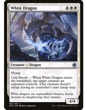 Magic: The Gathering White Dragon (041) Near Mint Foil
