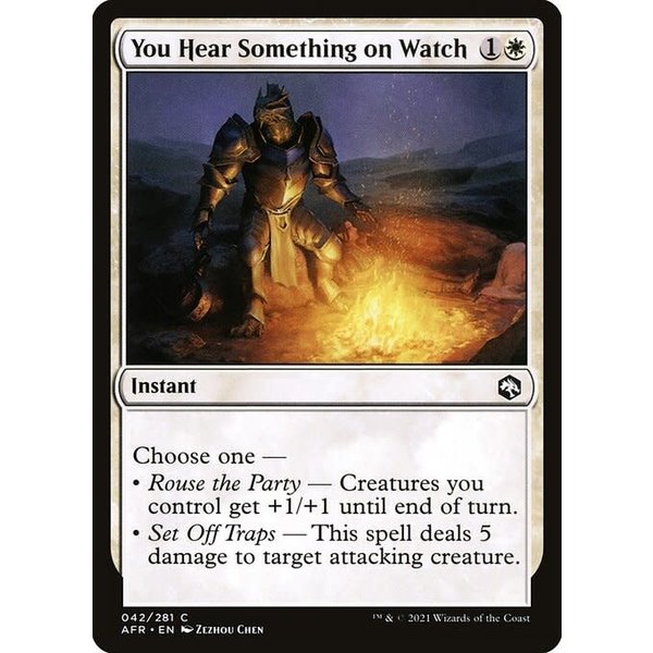 Magic: The Gathering You Hear Something on Watch (042) Near Mint