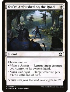 Magic: The Gathering You're Ambushed on the Road (043) Near Mint