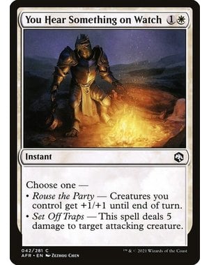 Magic: The Gathering You Hear Something on Watch (042) Near Mint Foil
