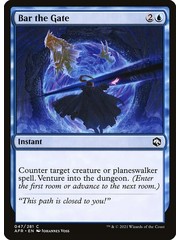 Magic: The Gathering Bar the Gate (047) Near Mint