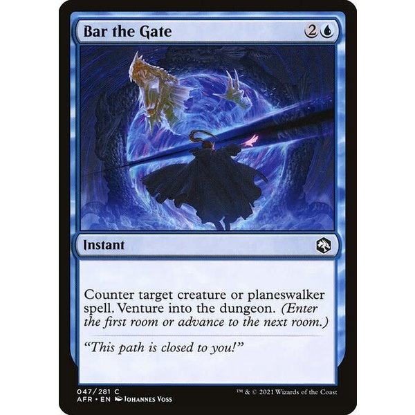 Magic: The Gathering Bar the Gate (047) Near Mint Foil