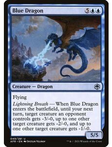 Magic: The Gathering Blue Dragon (049) Near Mint Foil