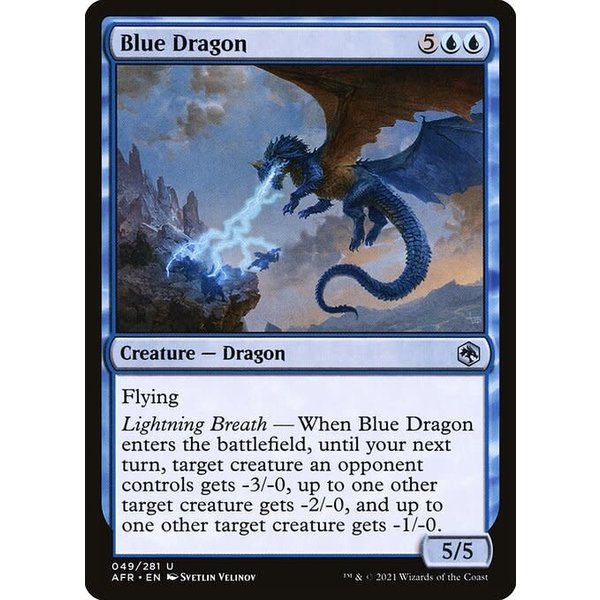 Magic: The Gathering Blue Dragon (049) Near Mint Foil