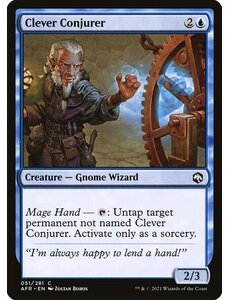Magic: The Gathering Clever Conjurer (051) Near Mint Foil