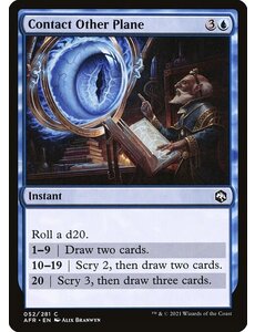 Magic: The Gathering Contact Other Plane (052) Near Mint