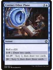 Magic: The Gathering Contact Other Plane (052) Near Mint Foil