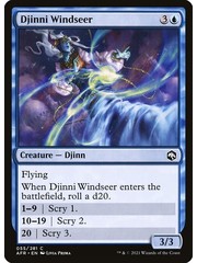 Magic: The Gathering Djinni Windseer (055) Near Mint Foil