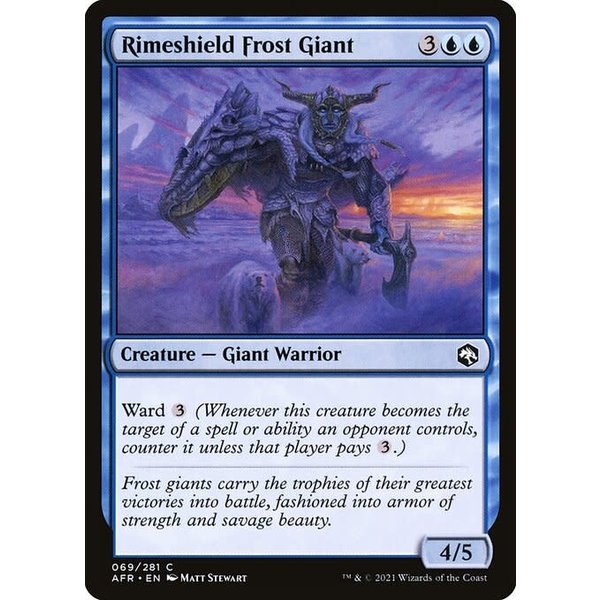 Magic: The Gathering Rimeshield Frost Giant (069) Near Mint