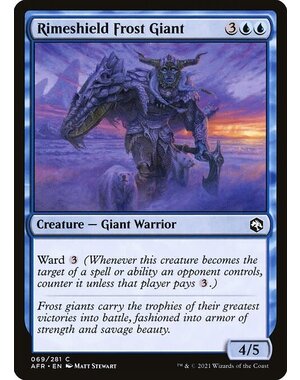 Magic: The Gathering Rimeshield Frost Giant (069) Near Mint Foil