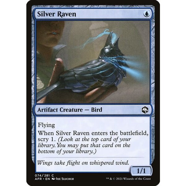 Magic: The Gathering Silver Raven (074) Near Mint