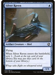 Magic: The Gathering Silver Raven (074) Near Mint Foil