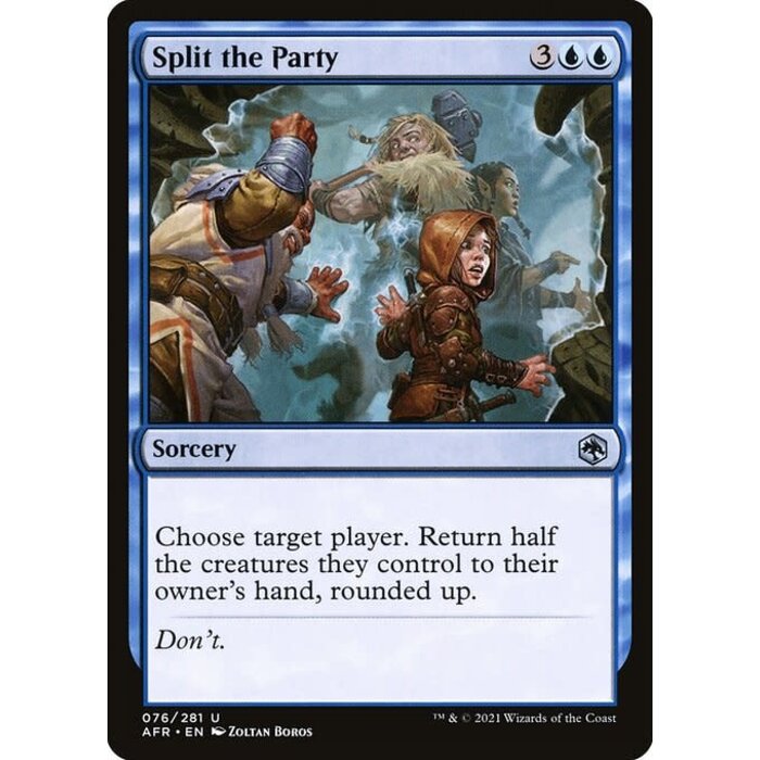 Magic: The Gathering Split the Party (076) Near Mint Foil