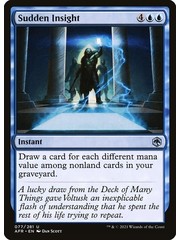 Magic: The Gathering Sudden Insight (077) Near Mint Foil