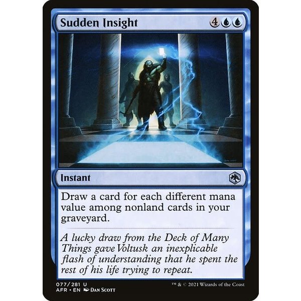 Magic: The Gathering Sudden Insight (077) Near Mint Foil