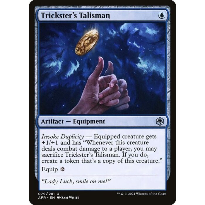 Magic: The Gathering Trickster's Talisman (079) Lightly Played Foil