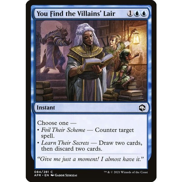 Magic: The Gathering You Find the Villains' Lair (084) Damaged