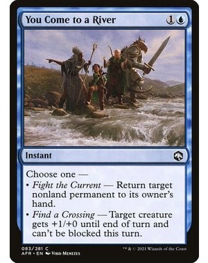 Magic: The Gathering You Come to a River (083) Near Mint Foil