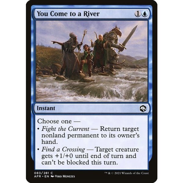 Magic: The Gathering You Come to a River (083) Near Mint Foil
