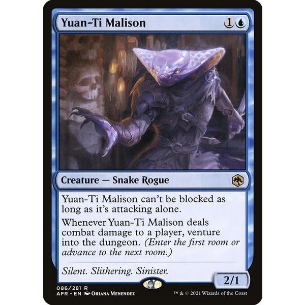 Magic: The Gathering Yuan-Ti Malison (086) Near Mint Foil