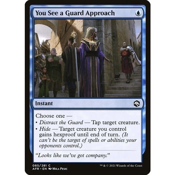 Magic: The Gathering You See a Guard Approach (085) Near Mint Foil