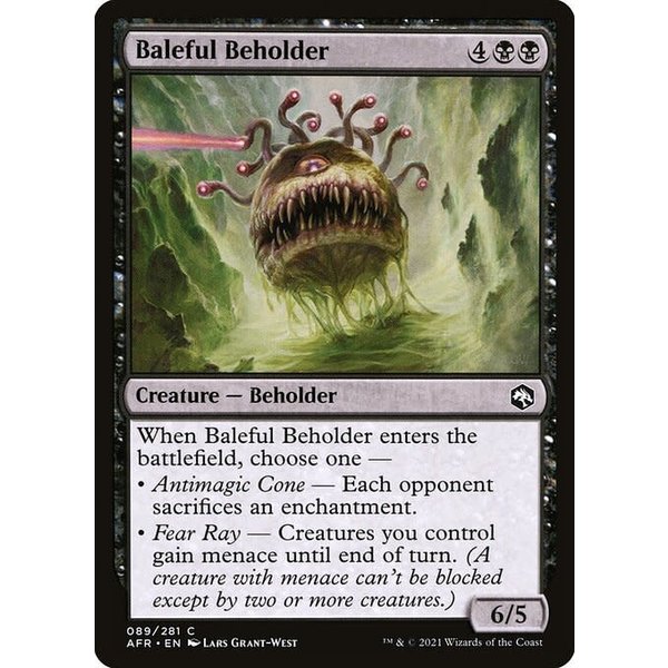 Magic: The Gathering Baleful Beholder (089) Near Mint Foil