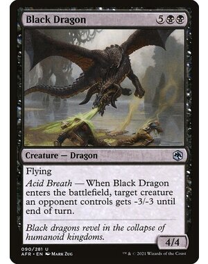 Magic: The Gathering Black Dragon (090) Near Mint