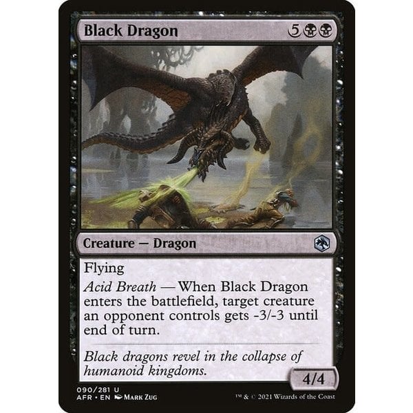 Magic: The Gathering Black Dragon (090) Near Mint