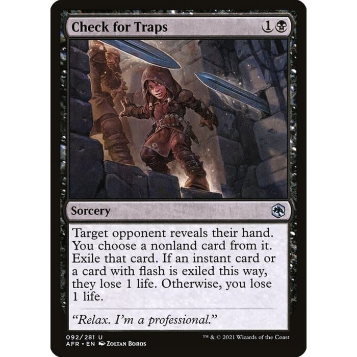 Magic: The Gathering Check for Traps (092) Near Mint
