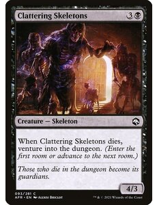 Magic: The Gathering Clattering Skeletons (093) Near Mint Foil