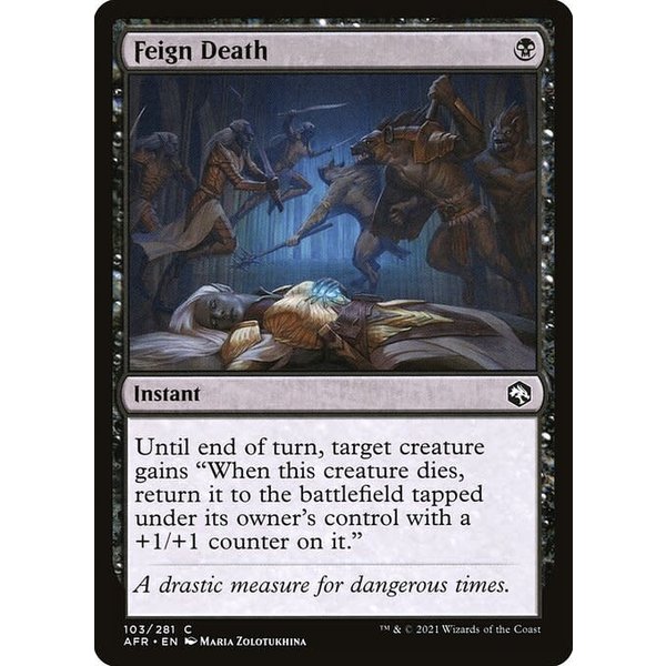 Magic: The Gathering Feign Death (103) Near Mint Foil