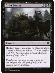 Magic: The Gathering Grim Bounty (106) Near Mint Foil