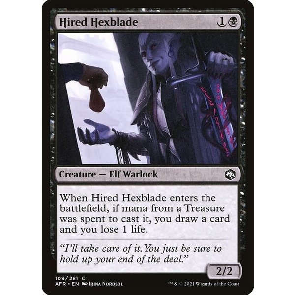 Magic: The Gathering Hired Hexblade (109) Near Mint