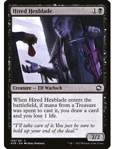 Magic: The Gathering Hired Hexblade (109) Near Mint Foil