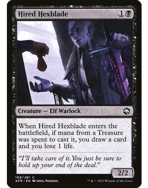 Magic: The Gathering Hired Hexblade (109) Near Mint Foil