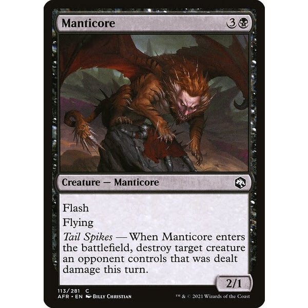 Magic: The Gathering Manticore (113) Near Mint Foil