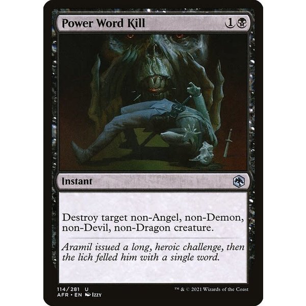 Magic: The Gathering Power Word Kill (114) Near Mint Foil