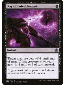 Magic: The Gathering Ray of Enfeeblement (116) Near Mint