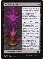 Magic: The Gathering Warlock Class (125) Near Mint