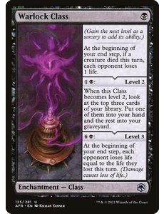 Magic: The Gathering Warlock Class (125) Near Mint