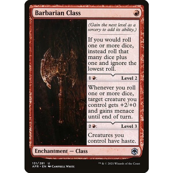 Magic: The Gathering Barbarian Class (131) Near Mint