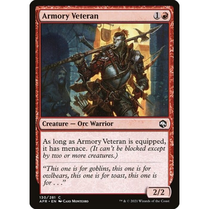 Magic: The Gathering Armory Veteran (130) Near Mint Foil
