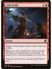 Magic: The Gathering Critical Hit (137) Near Mint