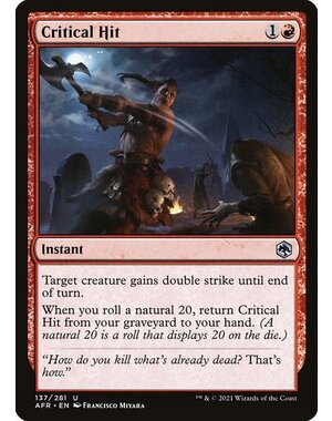 Magic: The Gathering Critical Hit (137) Near Mint