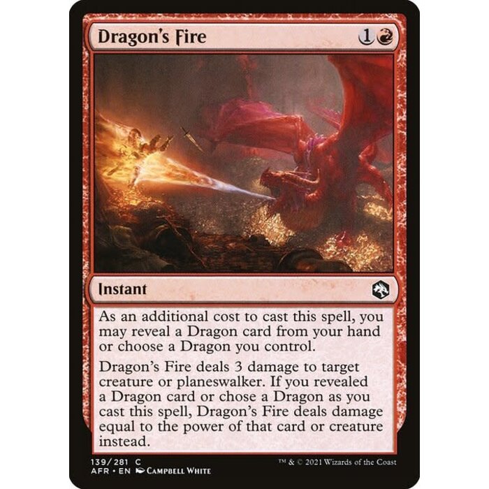 Magic: The Gathering Dragon's Fire (139) Near Mint Foil