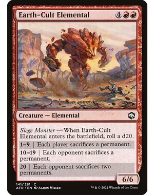 Magic: The Gathering Earth-Cult Elemental (141) Near Mint