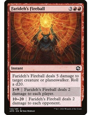 Magic: The Gathering Farideh's Fireball (142) Near Mint