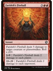 Magic: The Gathering Farideh's Fireball (142) Near Mint Foil