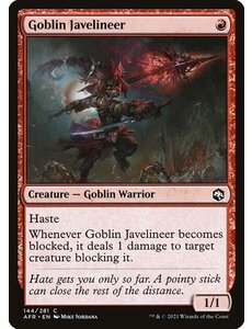 Magic: The Gathering Goblin Javelineer (144) Near Mint