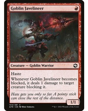 Magic: The Gathering Goblin Javelineer (144) Near Mint
